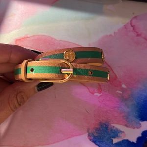 Tory Burch Jewelry - Logo Double-Wrap Bracelet